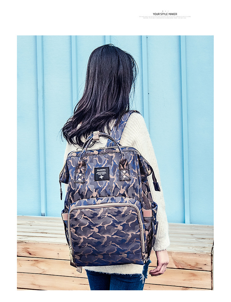 Title 6, Backpack camouflage mommy bag