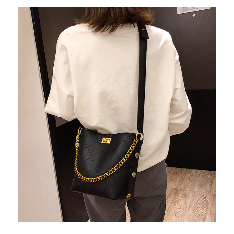 Title 9, One Shoulder Crossbody Bucket Bag