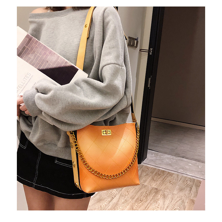 Title 14, One Shoulder Crossbody Bucket Bag