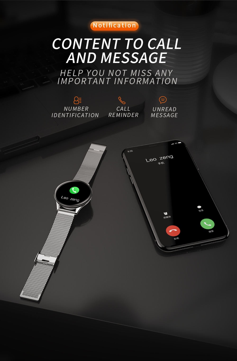 Title 8, Apollo Smart Watch for a connected life. Track ...