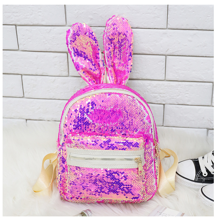 Title 3, All-match ladies leisure bag sequin small backp...