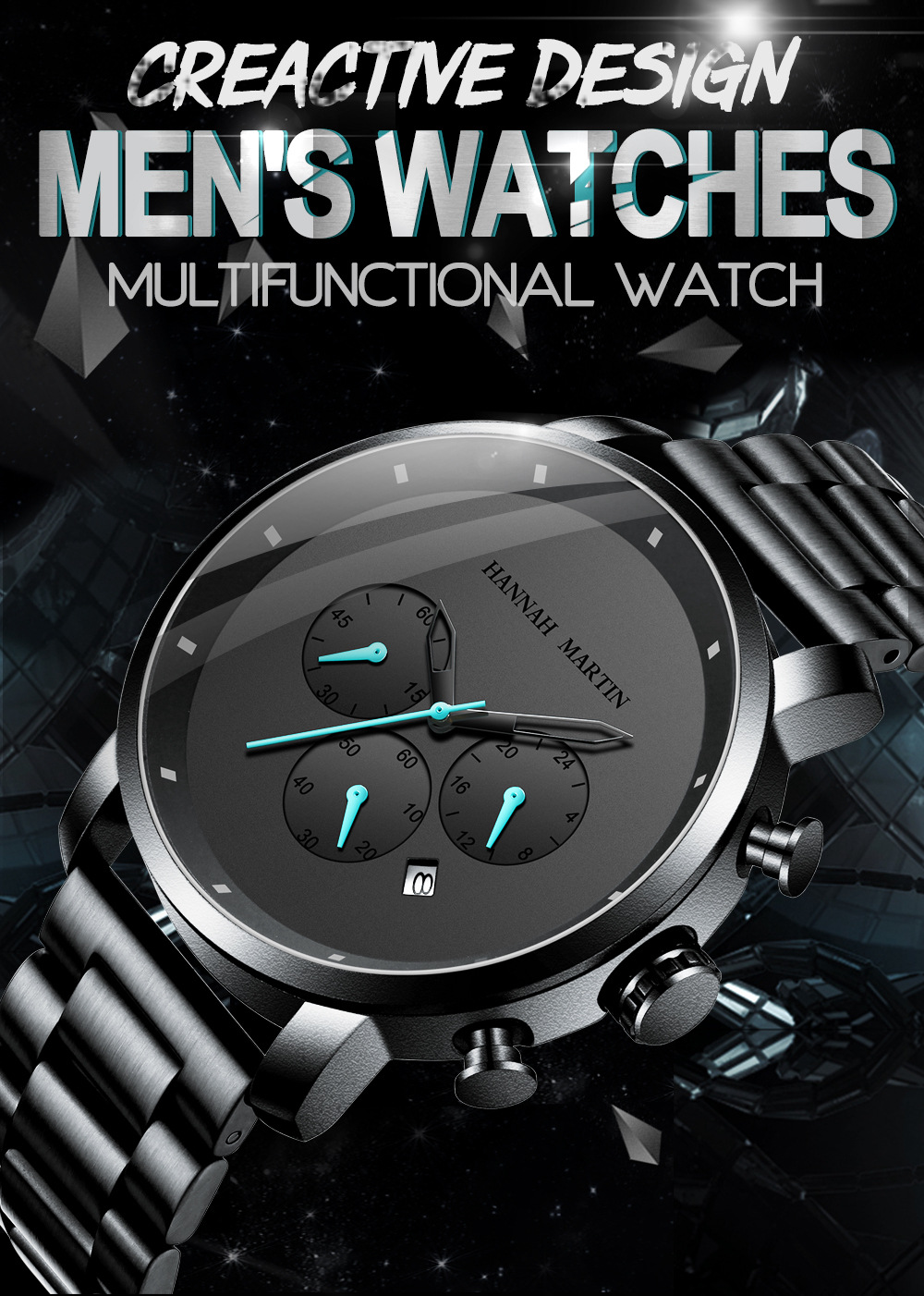 Title 1, Casual Calendar Mens Watch. Stylish and practi...