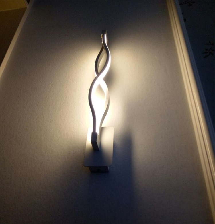 Title 2, Nordic style wall light for a cozy home. Modern...