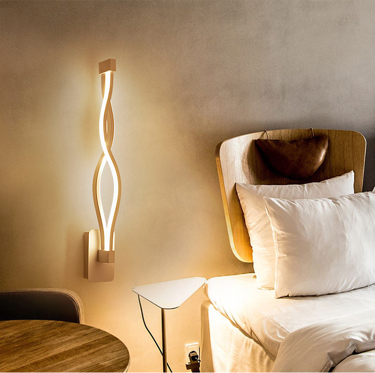 Title 6, Nordic style wall light for a cozy home. Modern...