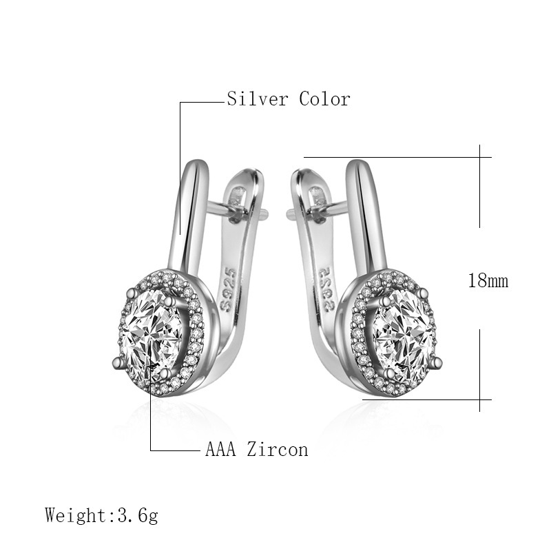 Title 1, Brick and zircon circle earrings – a stylish an...