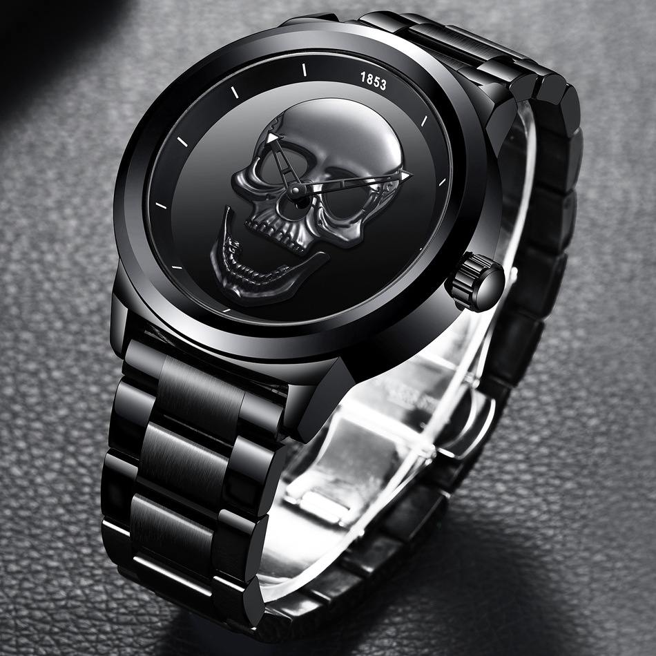 Title 3, Simple Skull Watch Stylish skull design watch f...