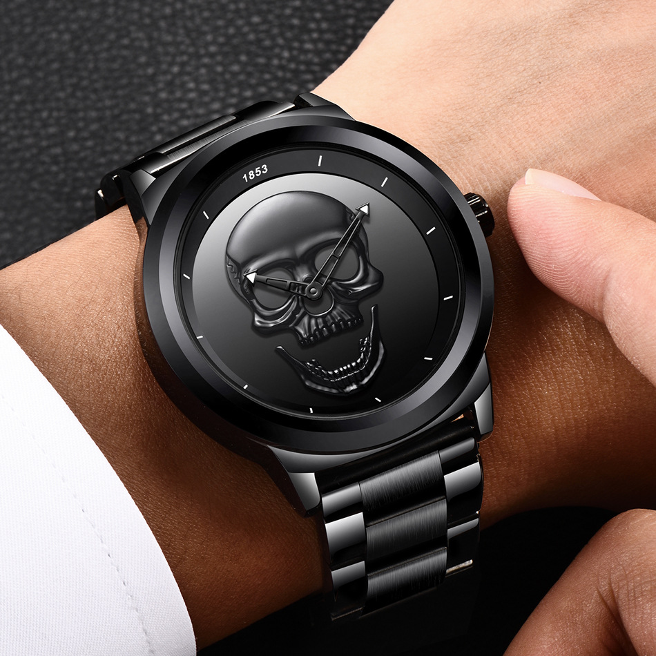 Title 7, Simple Skull Watch Stylish skull design watch f...