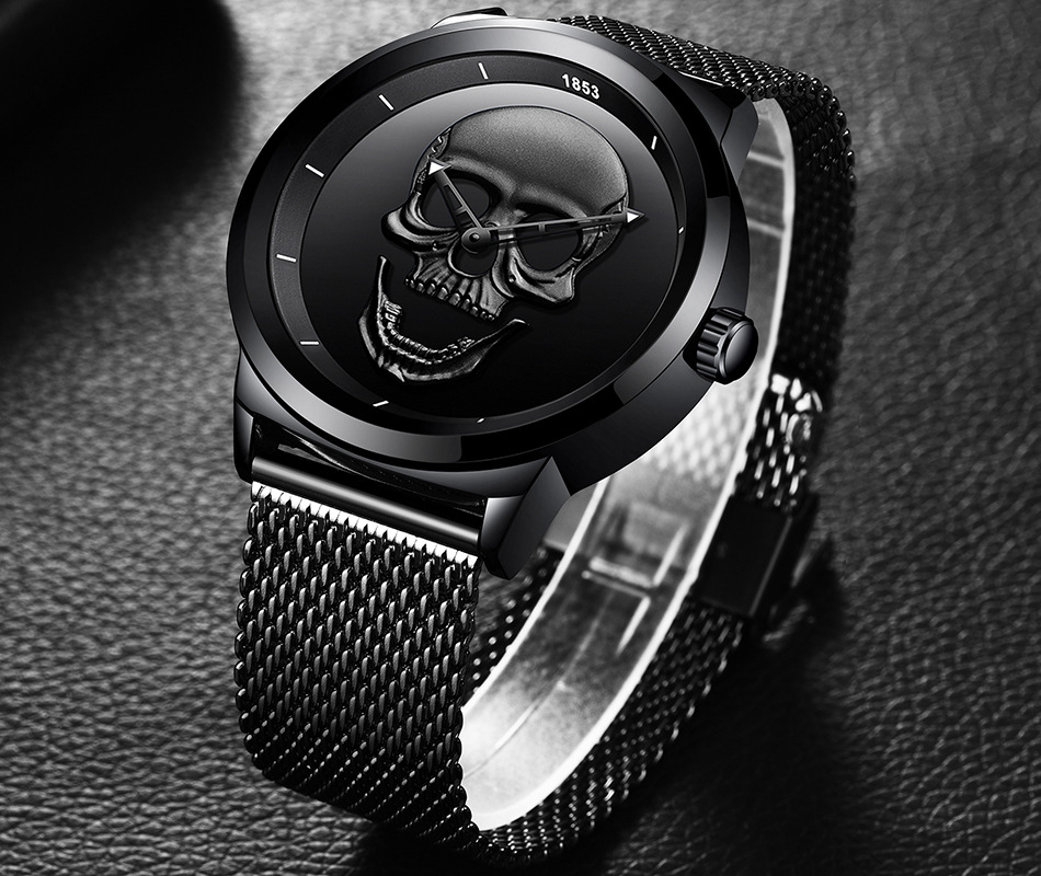 Title 18, Simple Skull Watch Stylish skull design watch f...