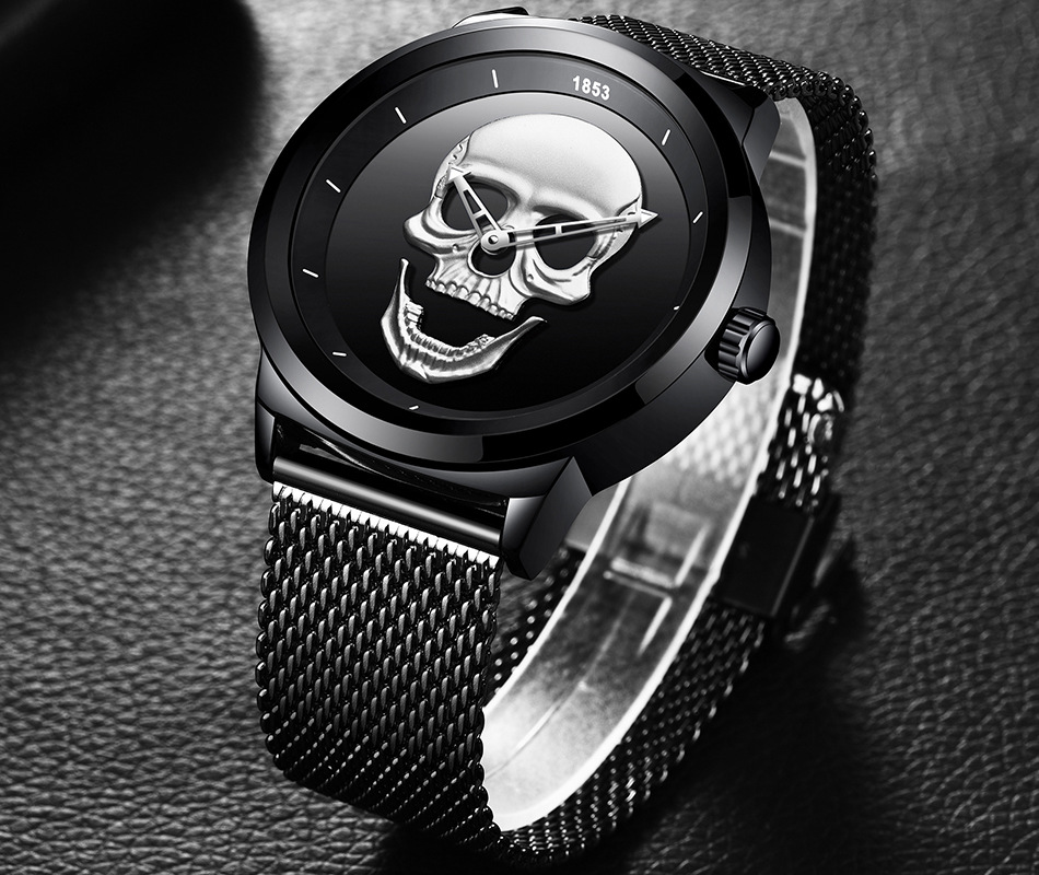 Title 19, Simple Skull Watch Stylish skull design watch f...