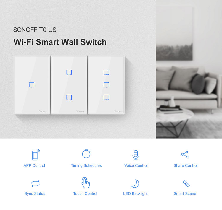 Title 1, Smart Wall Switch Remotely control your home li...