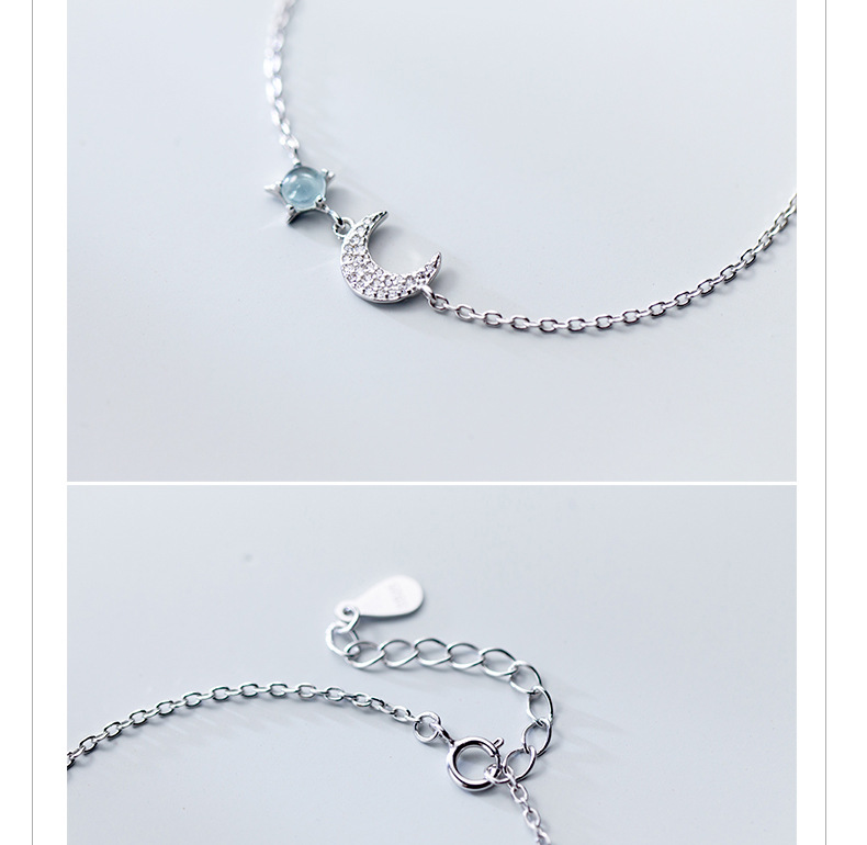 Title 2, Moon bracelet female Korean version of the smal...