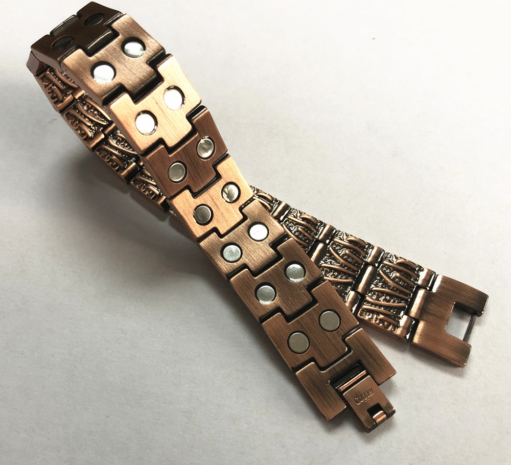 Title 2, Dragon double row magnet copper bracelet