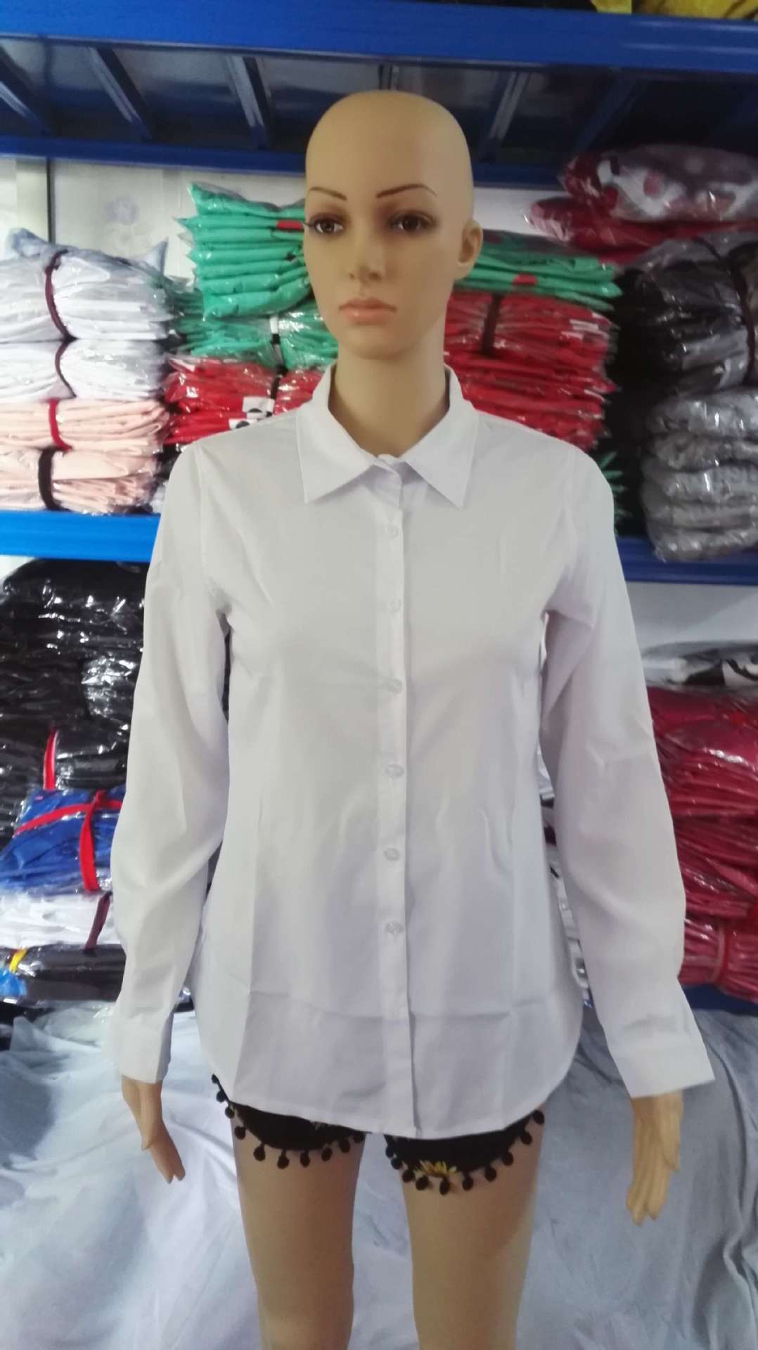 Title 11, Camicia elegante a manica lunga con revers sott...