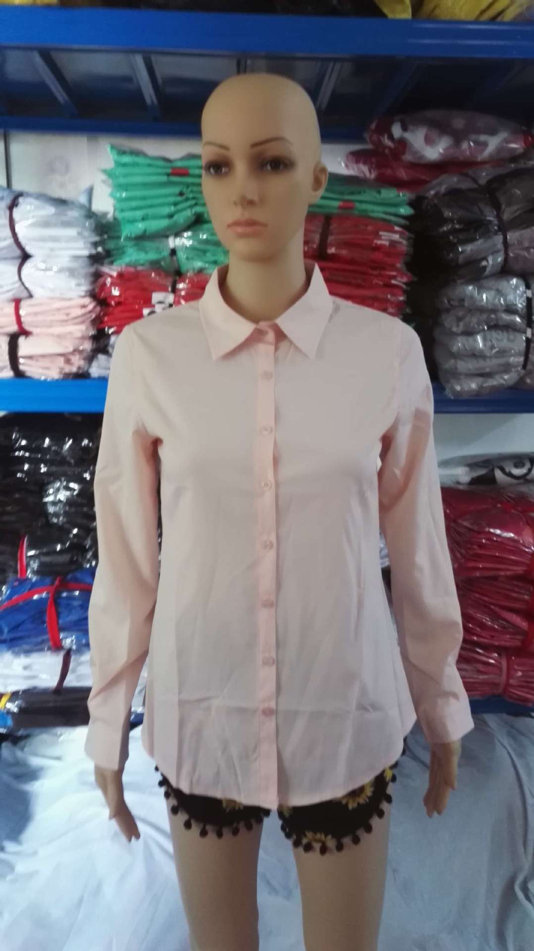 Title 12, Camicia elegante a manica lunga con revers sott...