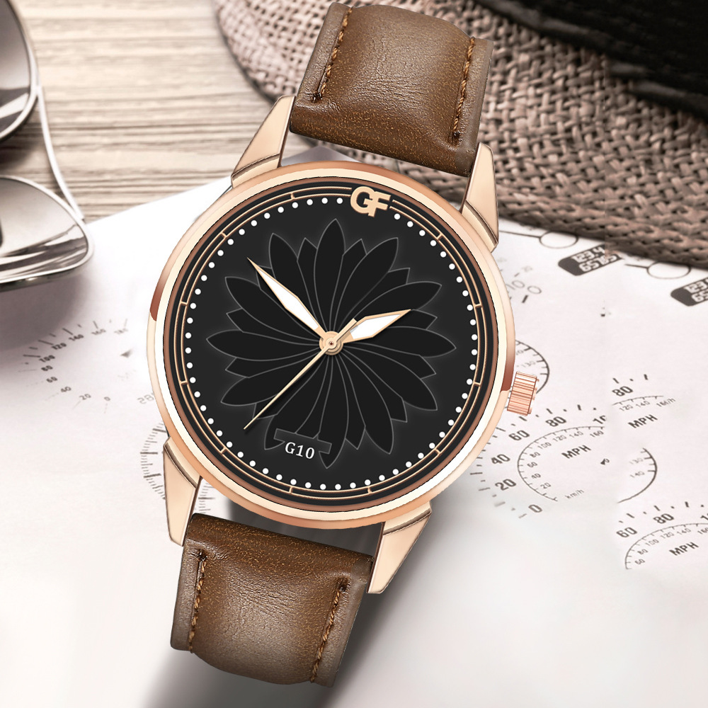 Title 1, GF stainless steel leather quartz watch. Experi...