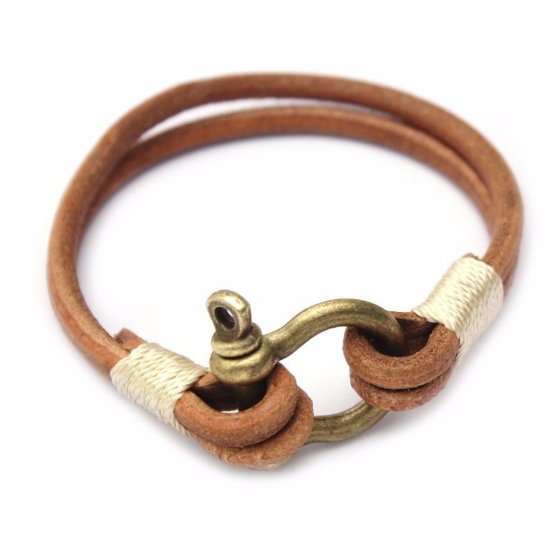 Title 5, Horseshoe Bracelet Leather Bracelet