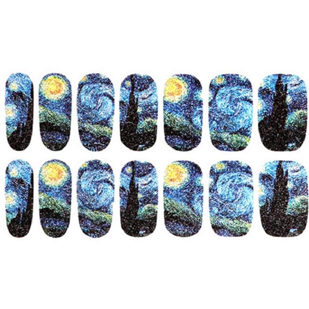 Title 2, Adesivi per Manicure Van Gogh "Notte Stellata"....