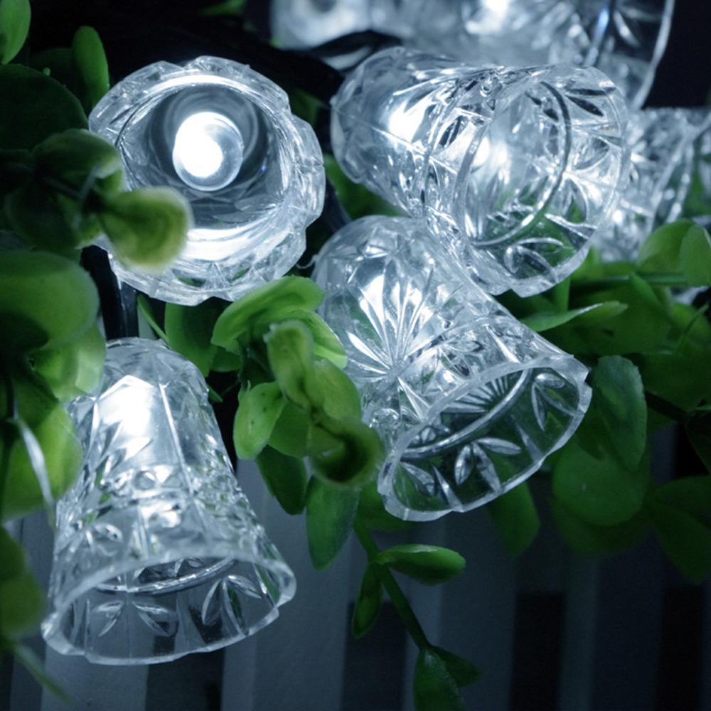 Title 4, 4 Meter 20 Light Bell Solar String Lights. Effo...