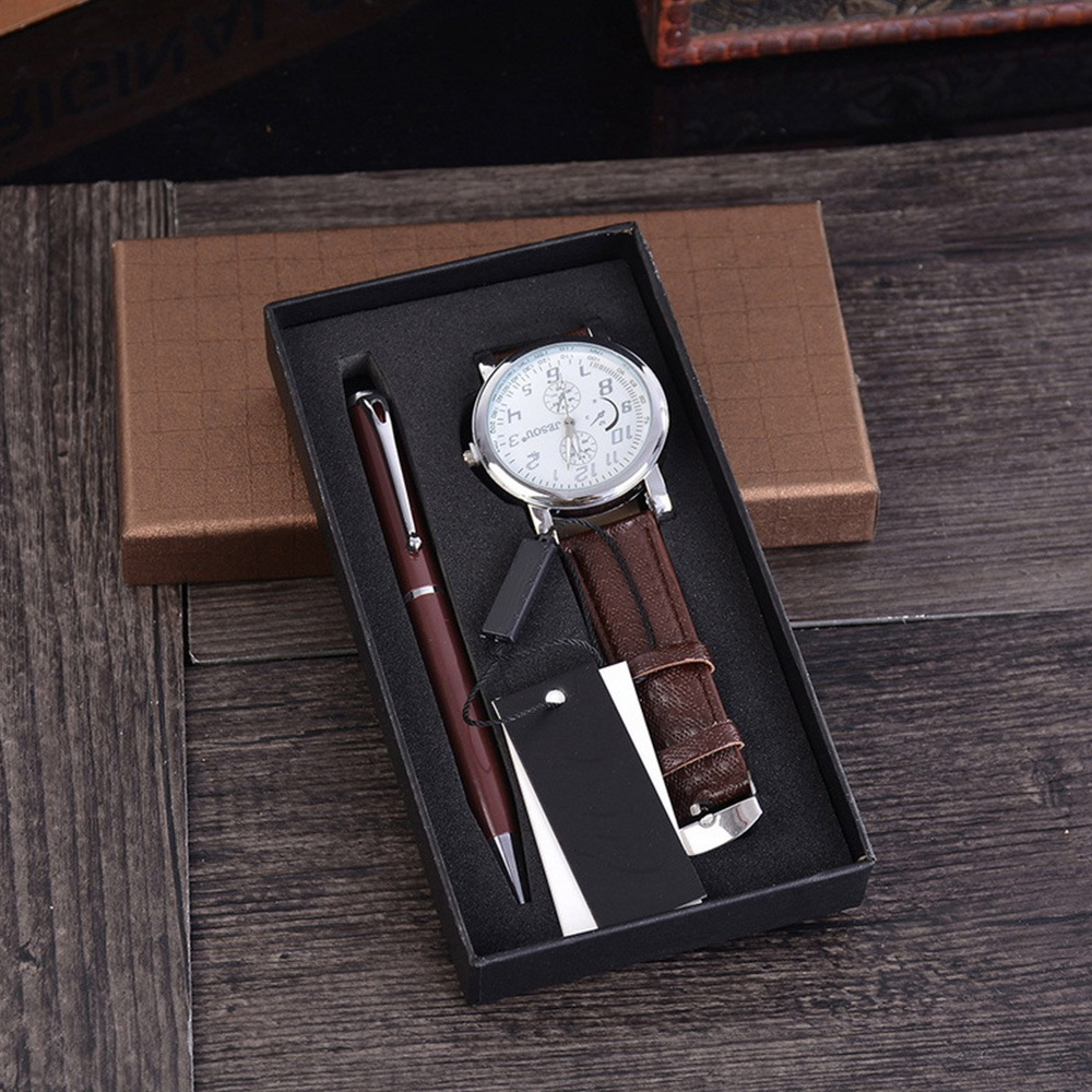 Title 3, Quartz watch gift set for men, stylish and prec...