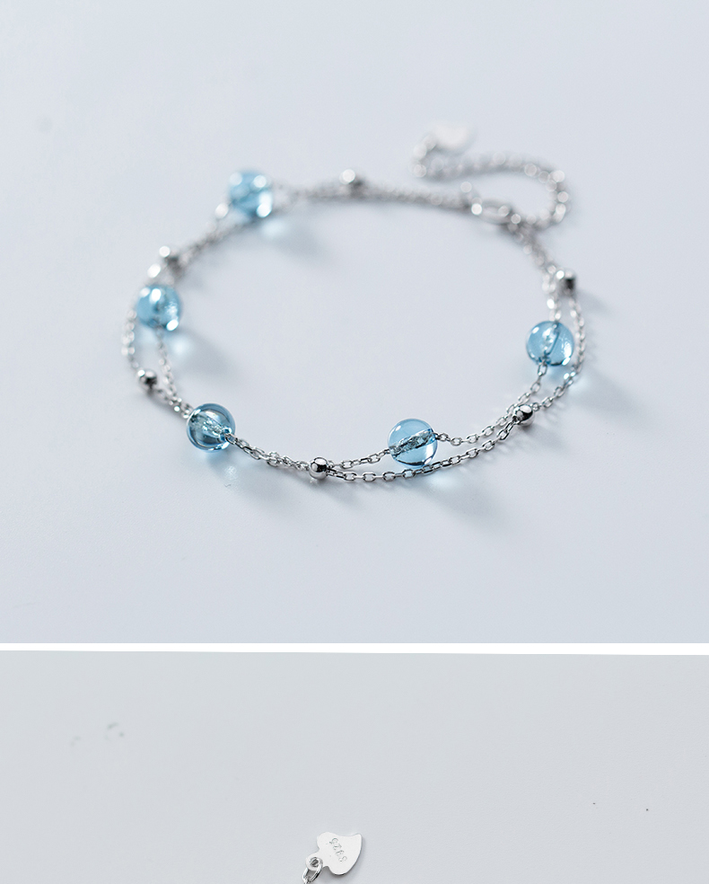 Title 1, Double-layer bead bracelet