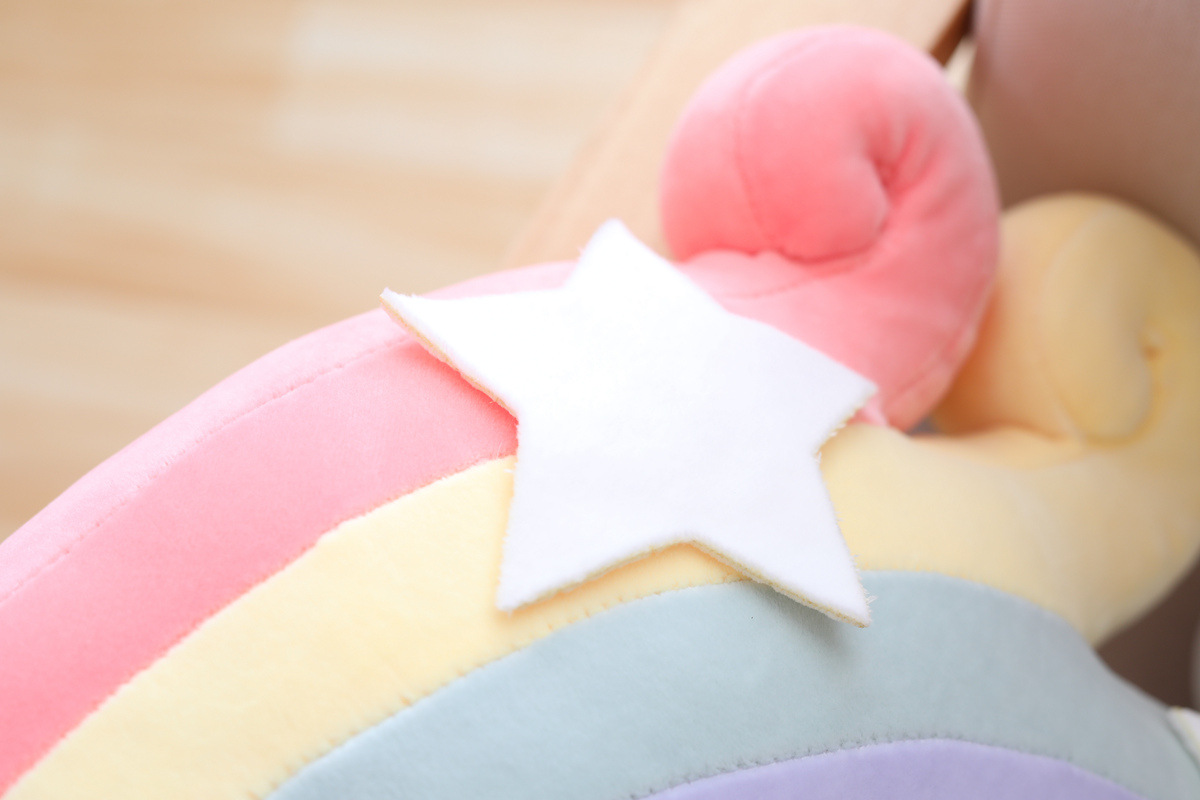 Title 3, Star Moon Bed Head Cushion Rainbow Creative Pil...