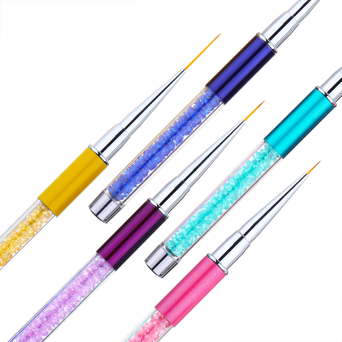 Title 3, Kit de Nail Art Strass Acrílico Pincel Liner Li...