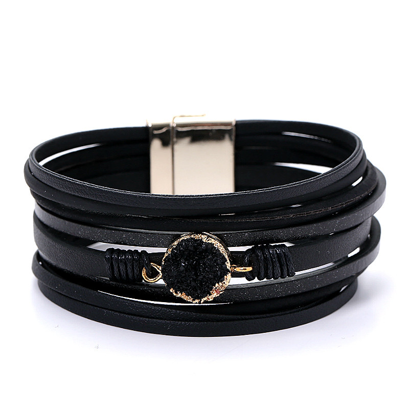 Title 2, Magnetic buckle bracelet natural stone bracelet