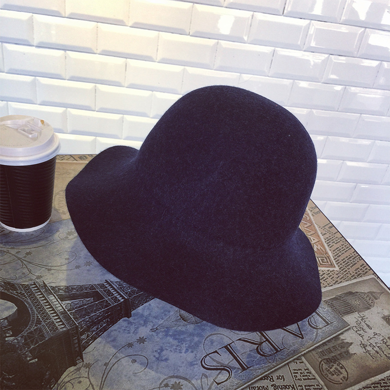 Title 1, Thick pure wool top hat in autumn and winter