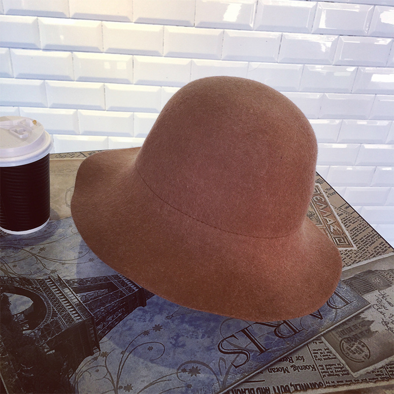 Title 4, Thick pure wool top hat in autumn and winter