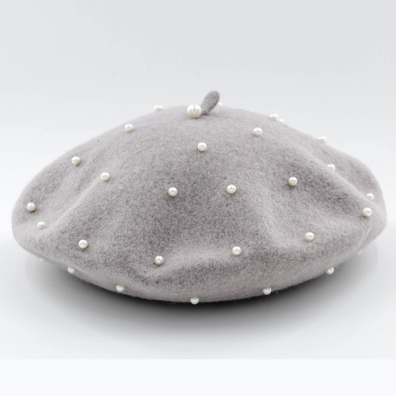 Title 6, Woolen starry pearl beret. Stay warm and stylis...