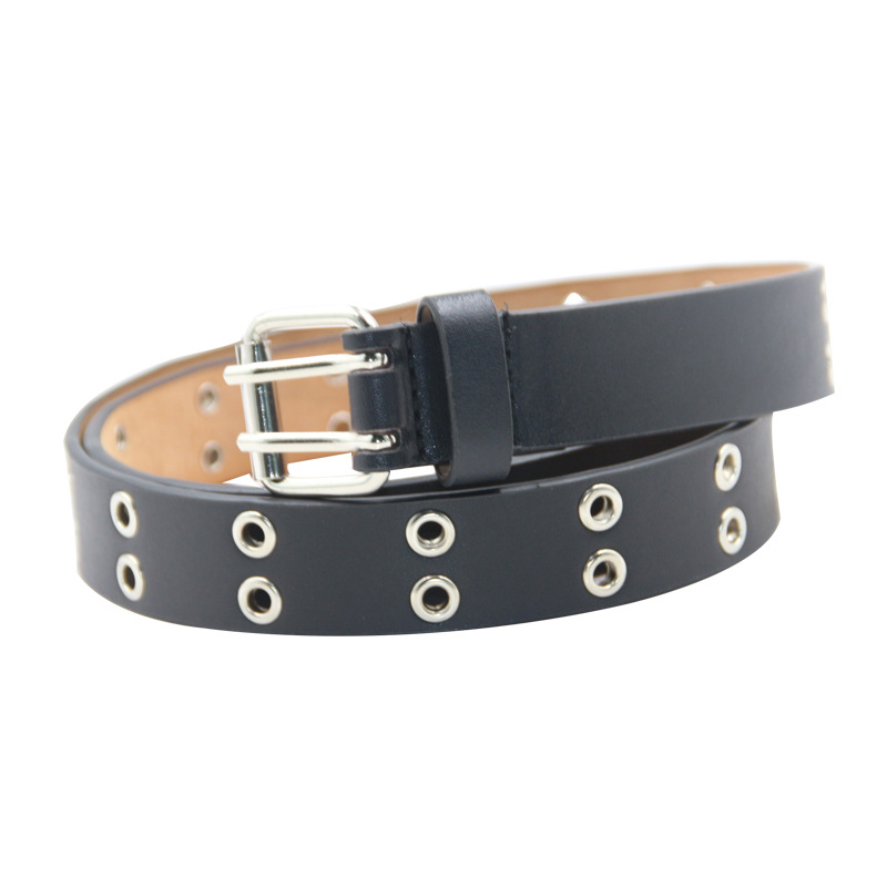 Title 3, Double Pin Buckle Eyelet Belt