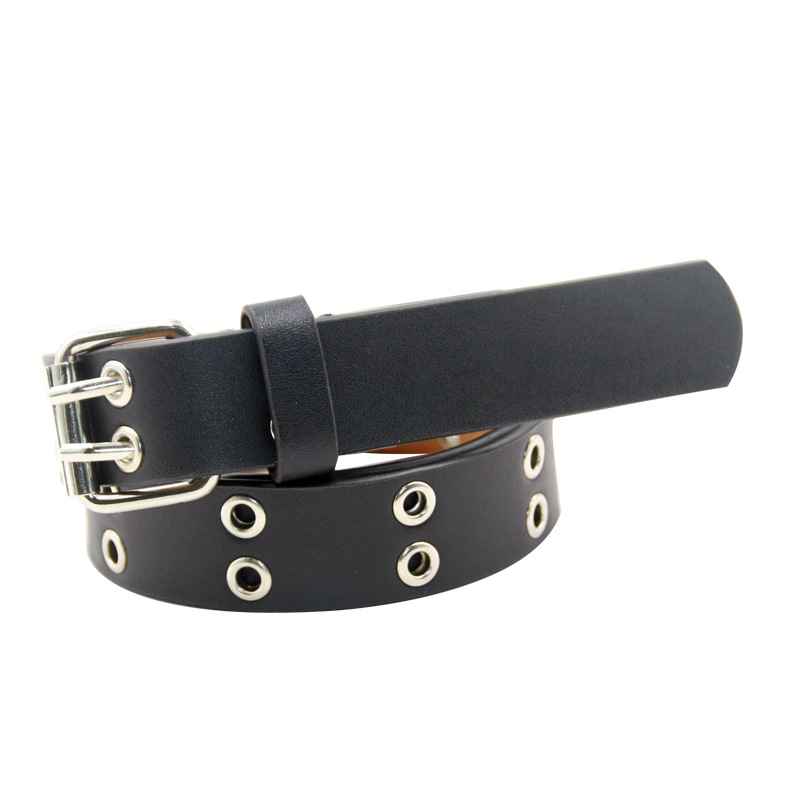 Title 5, Double Pin Buckle Eyelet Belt