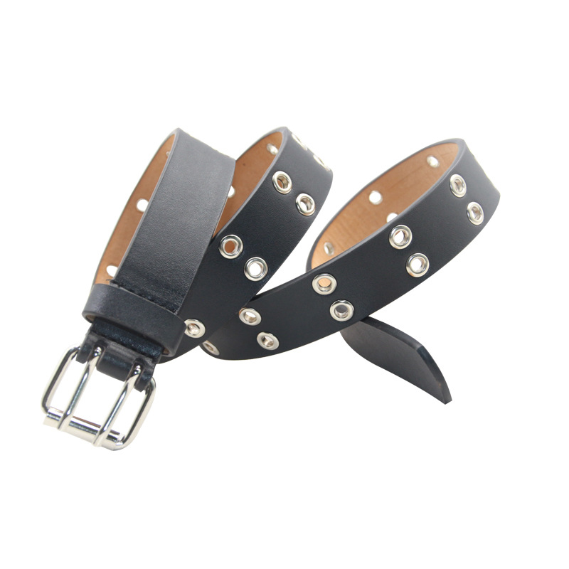 Title 7, Double Pin Buckle Eyelet Belt