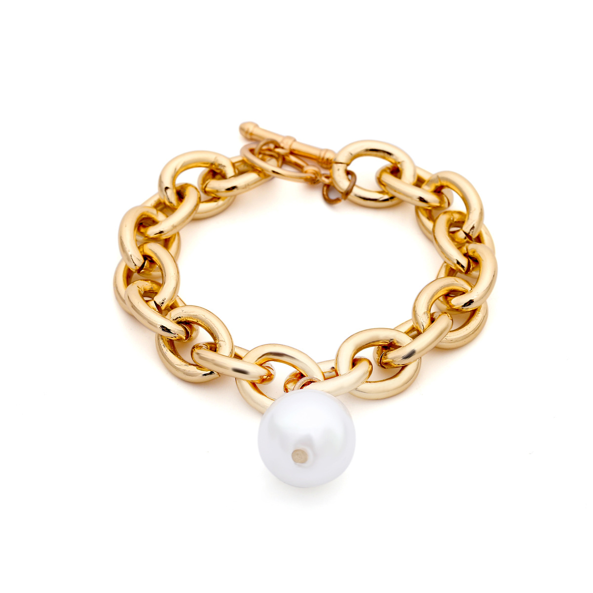 Title 7, Simple and elegant chain pearl bracelet