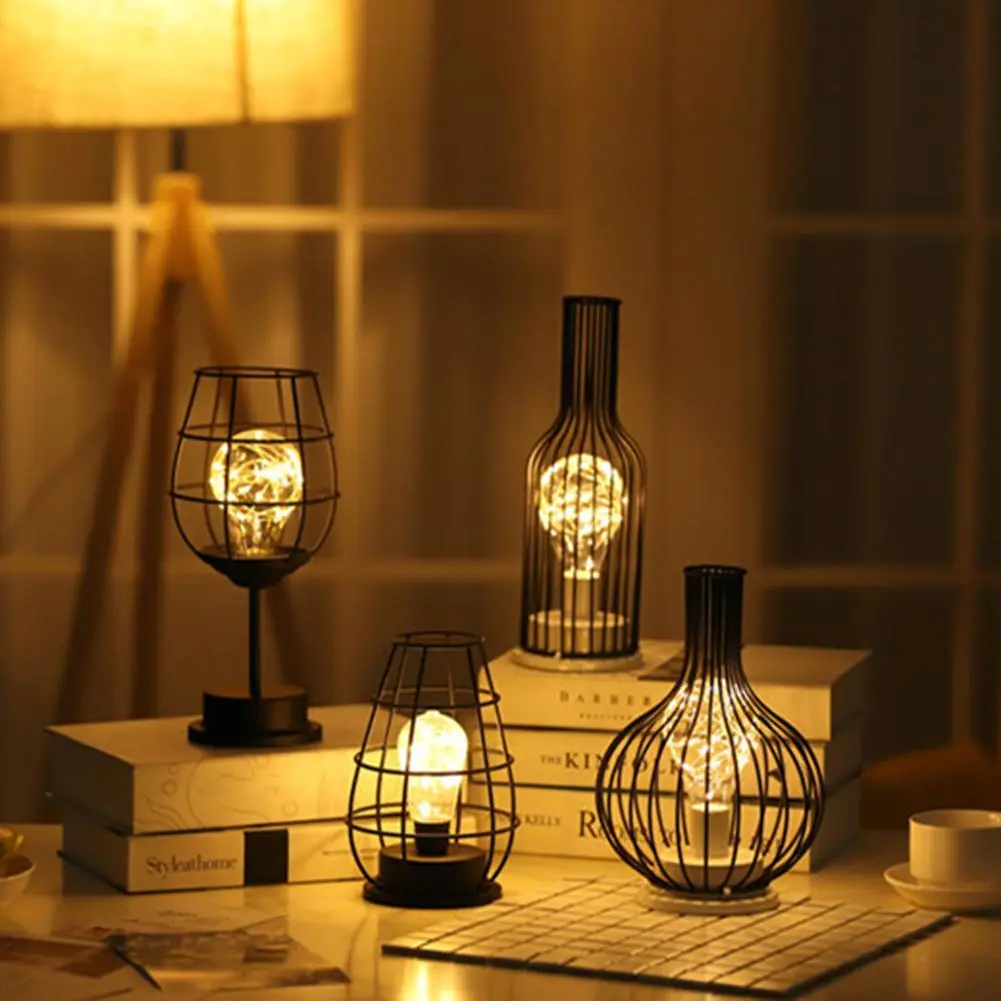 Minimalist hollow table lamps