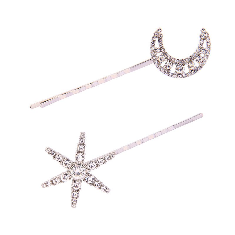 Title 5, Long stars and moon hair clips Elevate your hai...