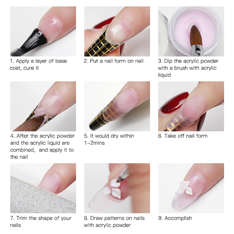 Title 4, NICOLE DIARY Nail Crystal Carved Pollen for Stu...