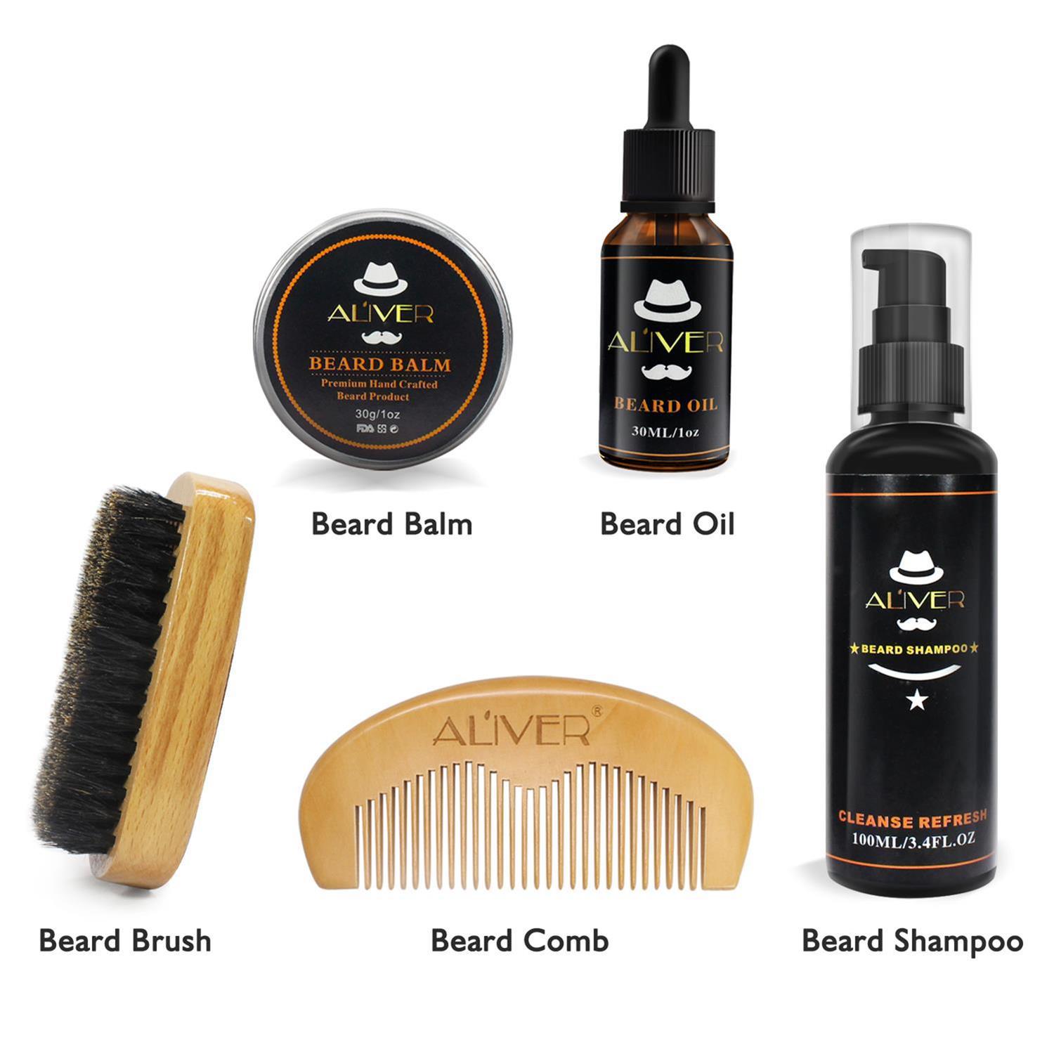 Title 13, ALIVER Mens Beard Wash Cover Box. Effectively ...