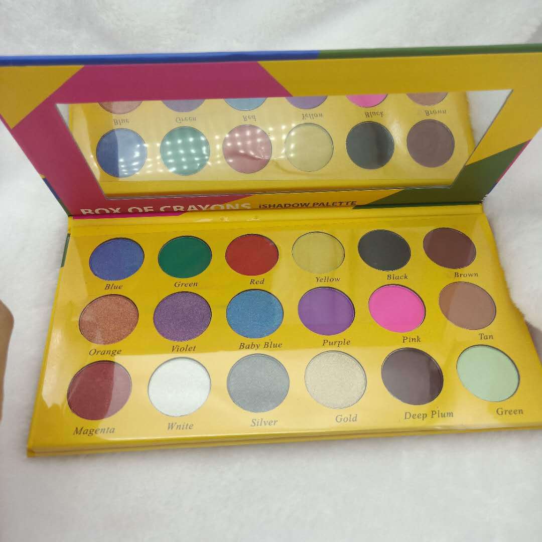 Title 6, Paleta de sombras de olhos com 18 cores, perfei...