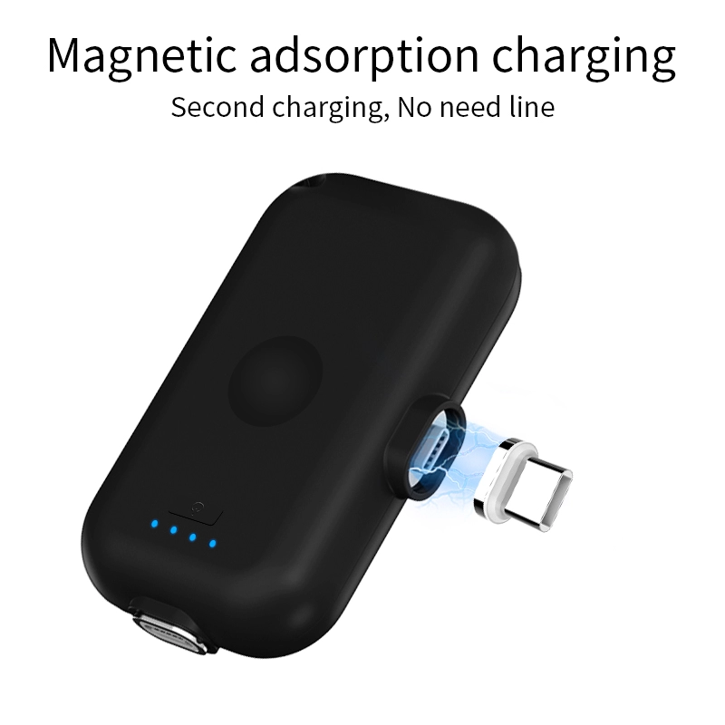 Hot Selling 12800mAh Rechargeable mini Magnetic Portable Emergency Charger Powerbank Power bank