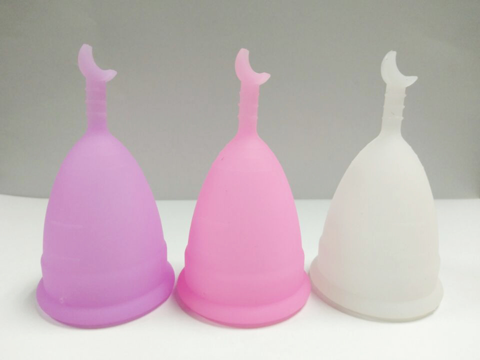 Title 1, Heart Shaped Silicone Menstrual Cup for Women R...