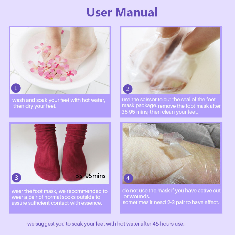 Title 9, Whitening and Moisturizing Foot Mask Pamper you...