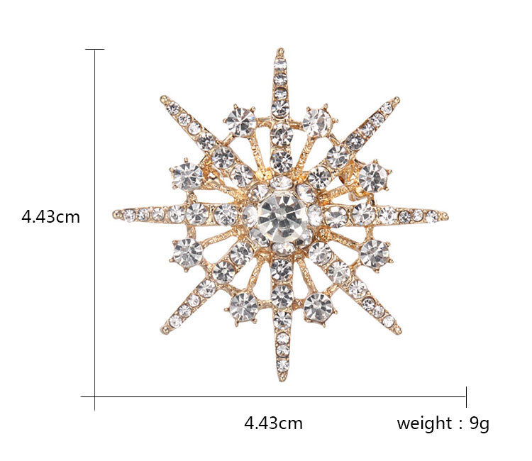 Title 32, Brooch with diamond and eight-pointed star brooch