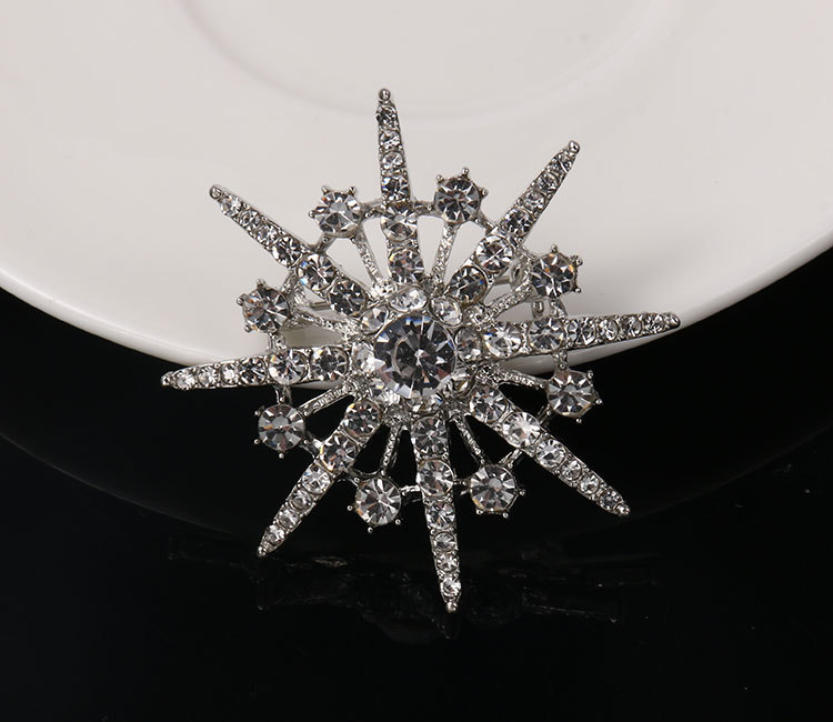 Title 33, Brooch with diamond and eight-pointed star brooch