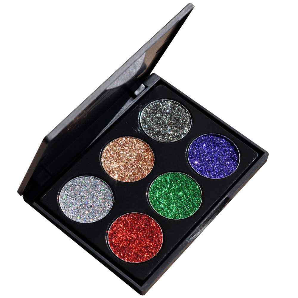 Title 2, Paleta de sombras com glitter para olhos radian...