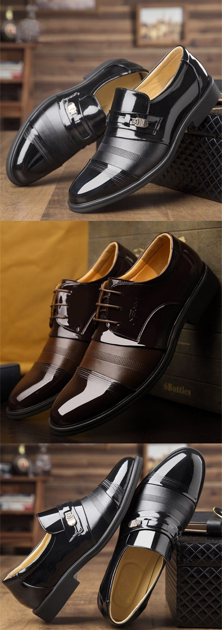 Title 2, Chaussures de ville formelles Dongdong pour hom...