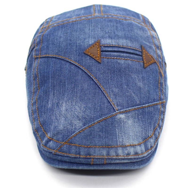 Title 5, Washed denim peaked beret