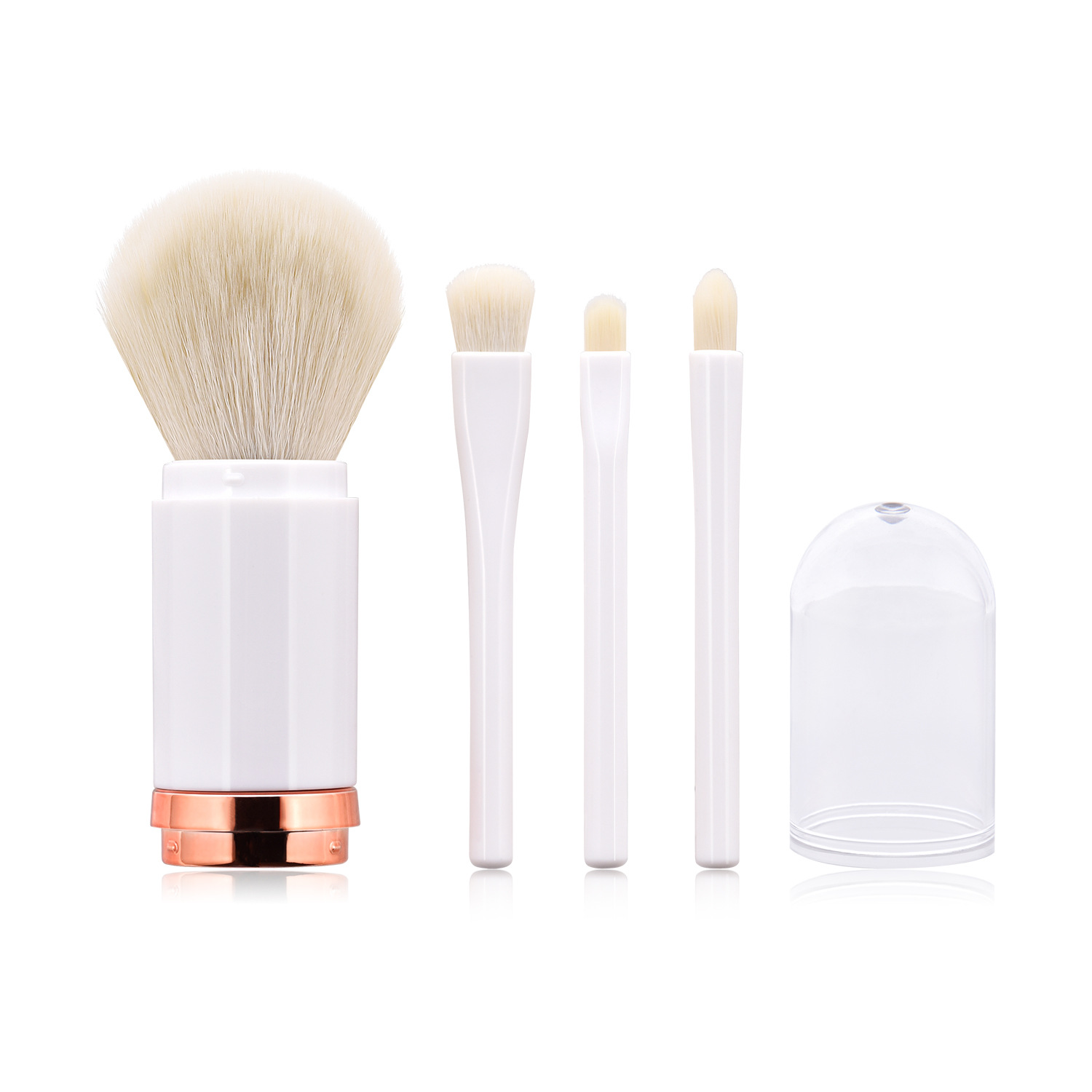 Title 1, Retractable double head makeup brush for flawle...