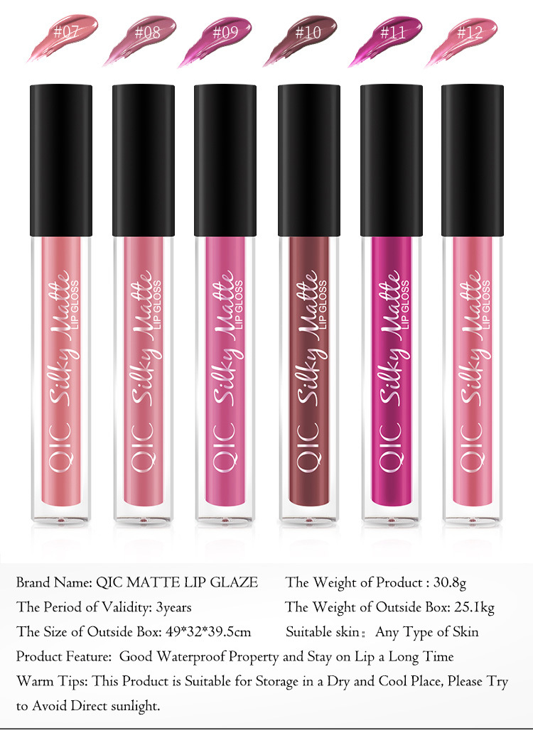 Title 3, QIC Qini Liquid Lipgloss, samtig matt, wasserfe...