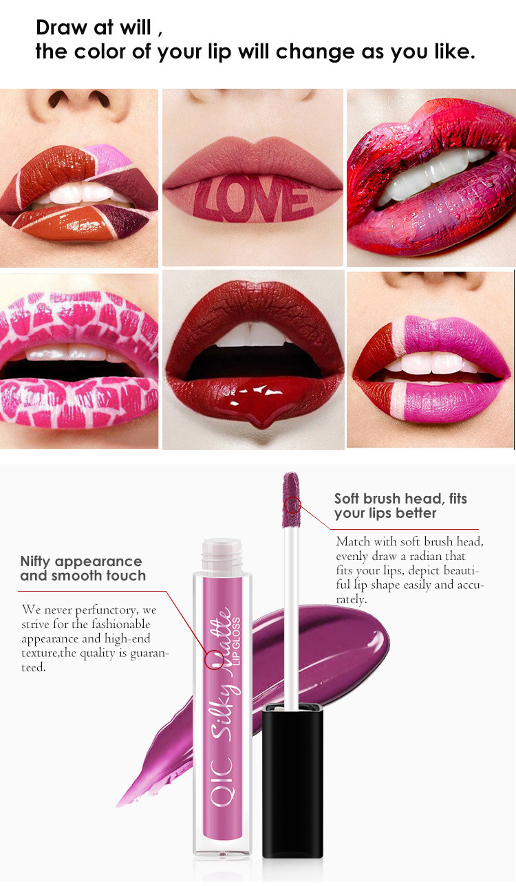 Title 4, QIC Qini Liquid Lipgloss, samtig matt, wasserfe...